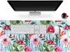 Cactus Bureaumat Verlengd XXL Toetsenbord Laptop Muismat met Gestikte Randen Antislip Basis Computer Bureau Pad 35.4x15.7 Inch