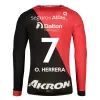 23 24 Atlas Long Sleeve Soccer Jerseys FURCH M. NERVO O. HERRERA J. MARQUEZ REYES LOZANO J. QUINONES SANTAMARIA Home Away