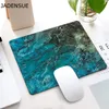 Cute Mouse Pad Marble Pattern Laptop Mouse Mat Kawaii Desk Pad Square Desk Mats for Office PC Computer Keyboard Pad 210x260x3mm