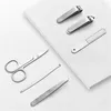 Nail Art Kits Stainless Steel Clippers Pair Set Heavy Duty Care Tools Nipper Tweezer Beauty Manicure Sharpen In Tin Box