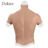 Forma de peito Dokier Fake Peito Músculo Terno Masculino Silicone Macio Simulação Artificial Músculos Cosplay Simulação Realista Muscle Man 230724