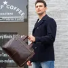 Aktentaschen Herrentasche Leder Laptop/Aktentasche für Männer Messenger/Büro Design Business Dokument Aktentasche Handtasche