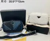 Nowa moda na damskie torba z kamerą pikowaną skórzaną torbę na jedno ramię Crossbody Małe kwadratowe torby