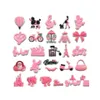 Shoe Parts Accessories Pink Sweety Hole Clog Part Charms Buckle Pvc Soft Rubber Garden Charm Wholesale Drop Delivery Shoes Dhrkn Dhvwt