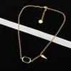 Trendiga Gold Rivet Choker -halsbandsarmband Pearl Earring Bijoux Chains For Lady Womens Party Wedding Lovers Gift Smycken med ruta 173b