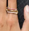 Halley Emerald Gemini Spinelli Kilcollin Pierścienie marki Logo projektant Nowy w luksusowej biżuterii złoto i srebrny hydra Pierścień