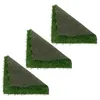 Decorative Flowers Chicken Nesting Box Pads Reusable Hens Faux Grass Wall Carpet For Duck Coop