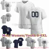 Anpassad NCAA S-6XL Baseball Jersey 11 Brett Gardner 99 Aaron Judge 25 Gleyber Torres 27 Giancarlo Stanton 26 DJ Lemahieu 40 Severino 11 Volpe 48 Rizzo Stitched Jerseys