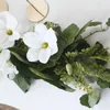 Dekorativa blommor Vårkrans konstgjord blomma för heminredning ytterdörr hängande vinrankan bröllop dekoration falsk rotting bord