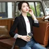 Женские костюмы British Blazer Coat 2023 Осенняя весенняя спортивная куртка полоса одежда Slim Fit Basic Mashion Top