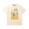 남성 디자이너 티셔츠 여름 스트리트웨어 짧은 슬리브 남자 여자 고품질 힙합 티 아시아 크기 s-2xl