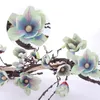 Decorative Flowers 300cm Wall Decor Artificial Magnolia Orchid Flower Fake Tree Vine For Garden Outdoor Living Room Hanging Wedding Arch