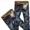 Hommes JEANS Hommes Jeans Denim Long Pantalon Seluar Panjang Casual Plus La Taille Pantalon Jean Lelaki Bleu Foncé Régulier L230724