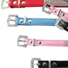 4 Sizes PU Leather Rhinestones Dog Harness Safety Comfortable Dress Up Pet Harness Collar For Small Medium Large Dog 210712242o