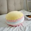 Cuscino Cartone Animato Morbido Confortevole Schienale Tiro Abbraccio Letto Divano Decorazione Della Casa Peluche Rotondo Rosa