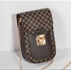 2023 Groothandel in bedrukte tassen voor mobiele telefoons voor dames nieuwe mode frisse crossbody damestrend mode mini mobiele portemonnee Crossbody tas Pailletten Chain Bag