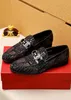 High Quality 2023 Mens Formal Dress Shoes Gentlemen Brand Designer Snakeskin Flats Mens Brand Suit Business Oxfords Size 38-45