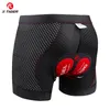 Pantalones cortos de ciclismo x-tiger, almohadilla de Gel 5D mejorada, ropa interior de ciclismo Pro, ropa interior de ciclismo a prueba de golpes, pantalones cortos de bicicleta, ropa interior de bicicleta