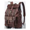 School Bags Vintage Genuine Leather Men s Backpack First Layer Cowhide Retro Large Capacity 14 15 6 Inch Laptop Bag Computer Travel 230724