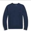 Herr designer för kvinnliga män stickad pullover tröja långärmad ralph topp blixtlås halv klädhäst lösa high street lyxig