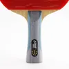 Raquettes de tennis de table 6002 Raquette professionnelle avec Hurricane 8 et Tin Arc Rubber FL Handle Shake Hold Ping Pong Bat Case 230721