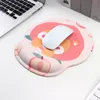 Silikon Bilek Koruma Mousepad Yaratıcı Renkli Bellek Pamuk Fare Klavye 3D El Tutucu Kalınlaştırılmış Ofis Konforu