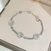 Bransoletka designerska Kobiety Diamentowe łańcuch Bransoletki B Męskie biżuterię Bransoletka paznokciowa Klasyczna srebrna klejnotka Złota Jewlery Bangle 237243c