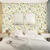 Fonds d'écran Peel And Stick Daisy Wallpaper Aquarelle Tournesol Floral Contact Papier Amovible Pour Chambre Meubles Cabinet Étagère