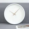 Horloges murales décor élégant horloge aiguilles accessoires blanc silencieux nordique temps Design grandes Horloges murales décoration de la maison