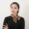 Luxury Silk Neckerchief Scarf for Women Ribbon Hand Wrist Wrap Headband Foulard Hair Band Accessory Sunscreen Neck Guard