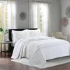 Bedding sets Nordic Cotton Bedspread on the Bed Quilted Blanket Pillowcase King Double Cover Linen Coverlet 3PCSet Four Seasons 230721