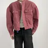 Män s jackor våren kort denim jacka män smal fit mode casual pocket mens streetwear koreansk hip hop bombare 230724