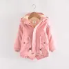 Jersey para niños, chaqueta de lana de invierno para exteriores, sudadera con capucha para niños, abrigo cálido para niños, abrigo informal de invierno para niñas Z230724