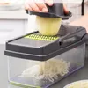 Multifunktionell vegetabilisk skärare Grater Dicer Slicer Utility Kitchen Tools Egg White Separator