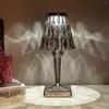 Lampadaires diamant lampe de table acrylique décoration bureau pour chambre mariage barre de chevet cristal luminaires cadeau LED veilleuse