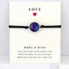 Charm Bracelets Space Galaxy Universe Starry Neba Card Gem Star Moon 18Mm Glass Cabochon Jewelry Women Men Gift Drop Delivery Dhwlv