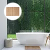Tapete de banho tapete para banheira chá de bebê absorvente de água piso de tatame almofada de banheira de bambu