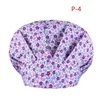 Cappelli a tesa avara Traspirante assorbente del sudore Infermiera Scrub Cappuccio antipolvere Cartone animato Stampa floreale Cappello gonfio smerigliato Operatori sanitari Drop Delivery Fash