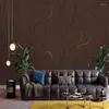 Tapeten Moderne minimalistische dunkelgraue schwarze Wellenmuster Tapete Wohnzimmer Schlafzimmer TV Sofa Hintergrund Wandleuchte Luxus Papier Peint