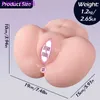 Massager Doll Toys Sex Massager Masturbator for Men Women Vaginal Automatic Sucking Full Body Pussy Reverse Mold with Large Buttocks Simula