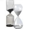 Decoratieve objecten Beeldjes Zandloper Zandlopers Moderne zandloper Klok Zandhorloge 15/30 min Glazen timer Home Office Decors L230724