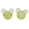 Beads 10Pcs 25 29mm Transparent Mouse DIY Accessories Jewelry Making Necklace Bracelet Handing Craft Pendant Candy Color