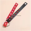 Chokers Goth Punk Spike Rivet Choker Collar For Women Necklace Splicing Strap Cosplay Rock Gothic Accessories Drop Delivery Jewelry Necklace