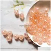 Acrylique Plastique Lucite Ronde Entretoise En Plastique Résine Perles Lâches Fit Charmes Bracelet Pour Collier De Bijoux Diy 10 Pcs / Lot Drop Delivery Dhpfy