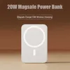 PD20W Magnetic Power Bank Carregamento sem fio 20000mAh Carregador portátil USB-TypeC Bateria auxiliar para iPhone13 14 Bateria sobressalente L230619