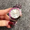 Titta på Womens Watches High Quality Designer Luxury Limited Edition Quartz-Battery rostfritt stålklockor