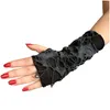 Mitaines Gants Gothique Noir Long Punk Trou Demi-Doigt Manchettes Mendiant Cosplay Halloween Costume Accessoires Drop Delivery Fash Dh9Xs