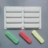 Formas de cozimento 8 furos em forma de dedo de silicone geléia de chocolate molde de doces bolo assar barra de confeitaria mini ferramentas de biscoito