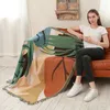 Dekens Nordic Morandi Bladeren Gooi Deken Voor Bedden Woonkamer Decoratieve Sofa Handdoek Leisure Picknick Boho Decor Cover