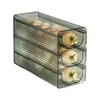 Kitchen Storage Luxurious Egg Box Refrigerator Transparent Container Plastic Eggs Holder Organizer